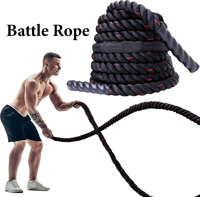 battle rope دو دست | حامدیان اسپرت